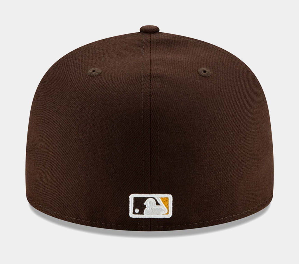 San Diego Padres Authentic Collection 59FIFTY Mens Hat (Brown)