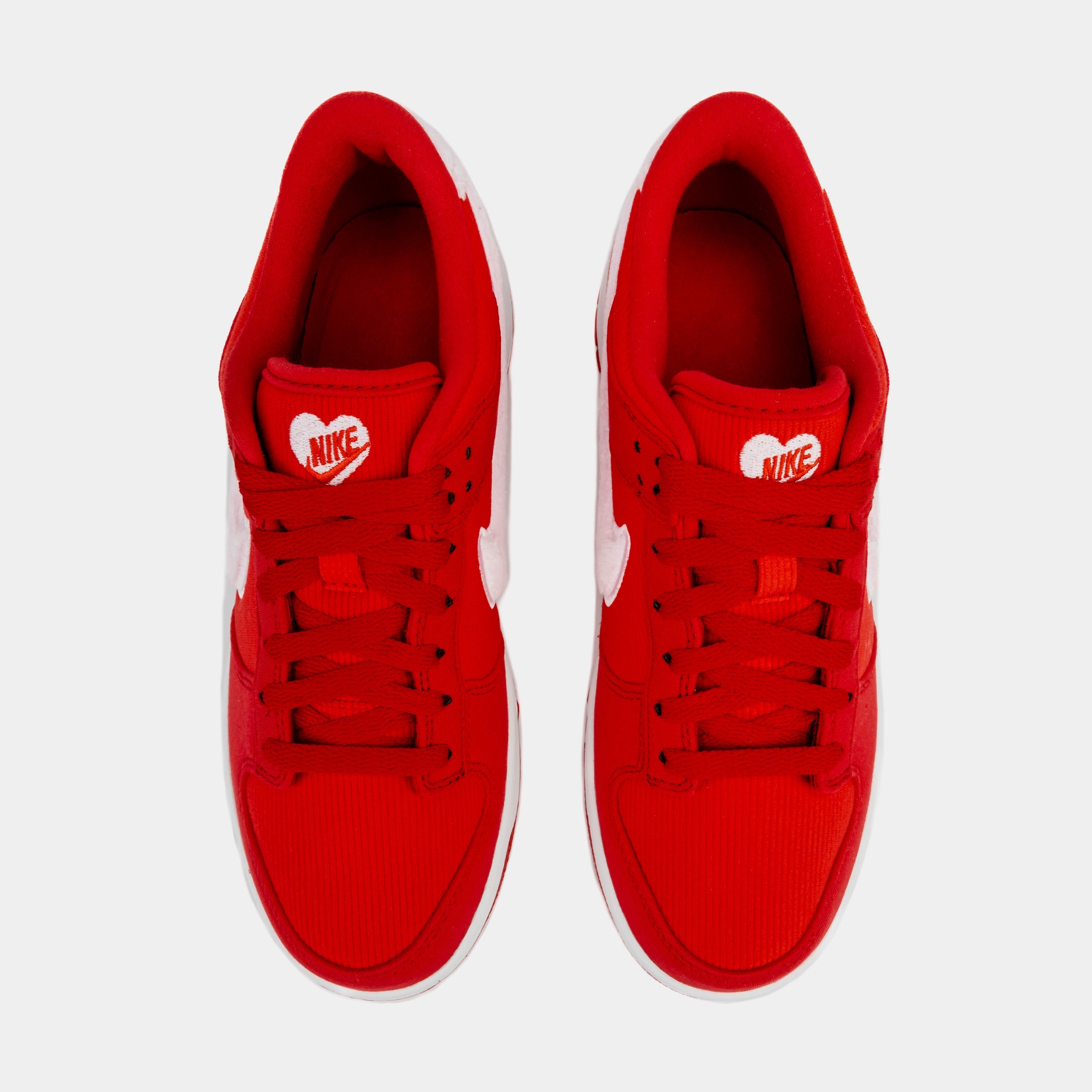 Dunk Low Valentines Day Grade School Lifestyle Shoes (Fire Red/Light Crimson/White/Pink Foam)