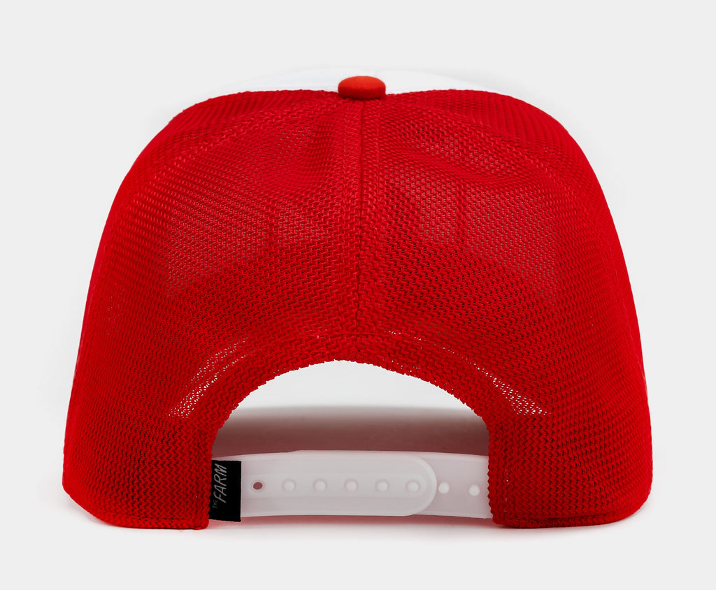 #2 Weiner Hot Dog Trucker Mens Hat (Red/White)